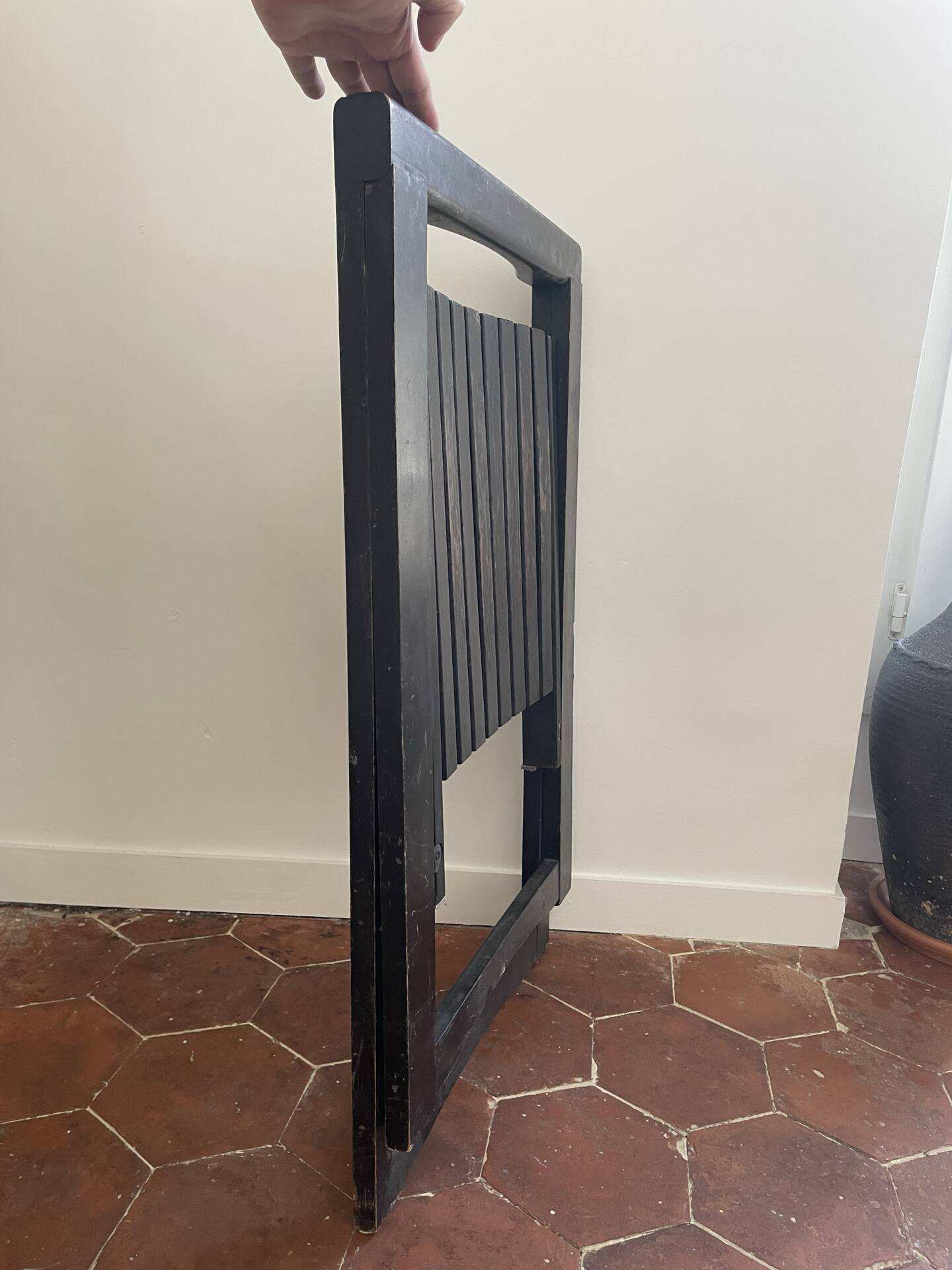 Pair of folding chairs Trieste attributed to Aldo Jacober – design i