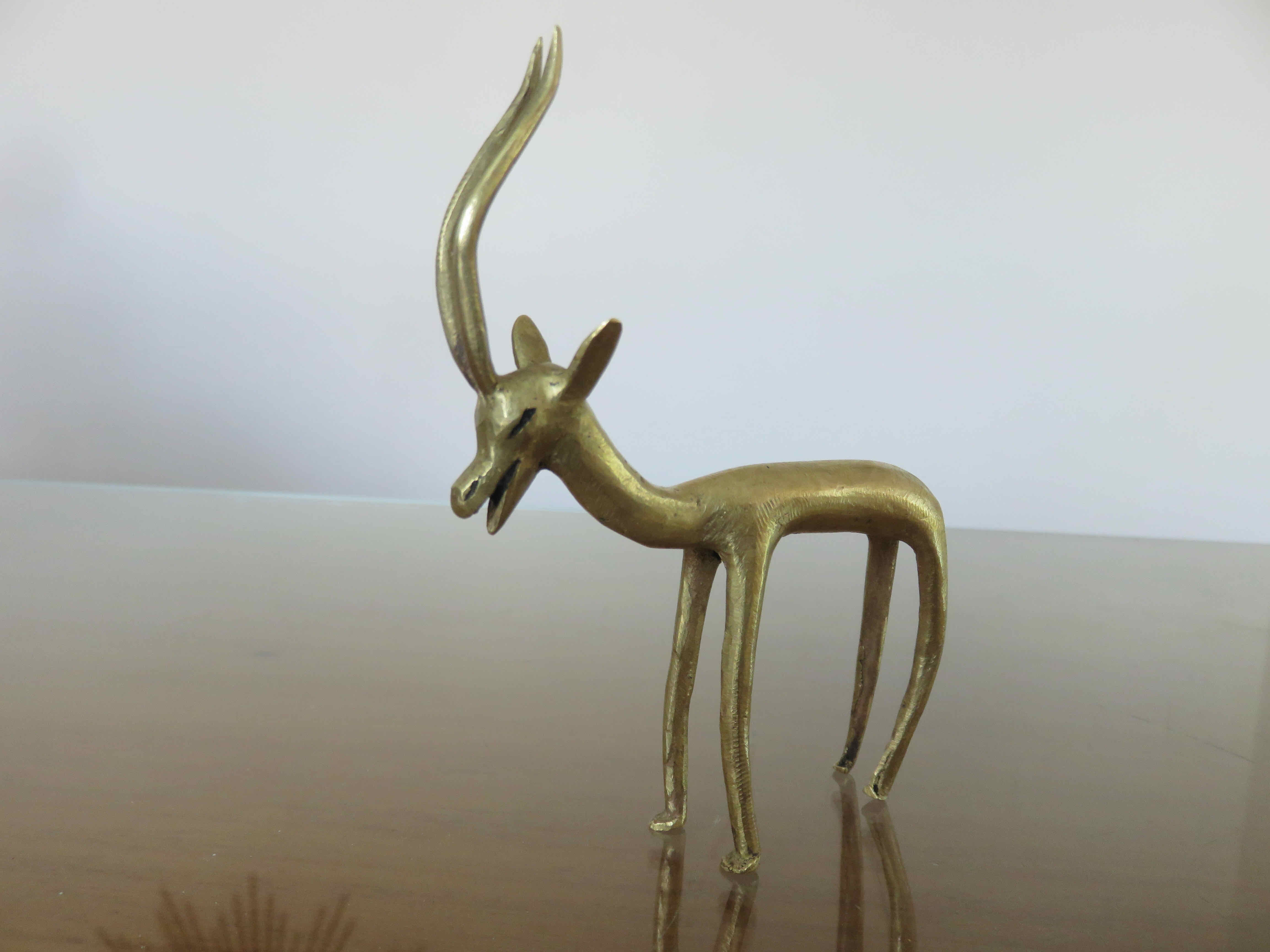 Brass ane and gazelle 70s