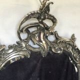 Nineteenth century mirror in silver bronze