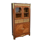 Meuble Vitrine en Marqueterie, style Louis XVI – 2ème partie XIXe