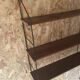 Vintage three-tier string shelf