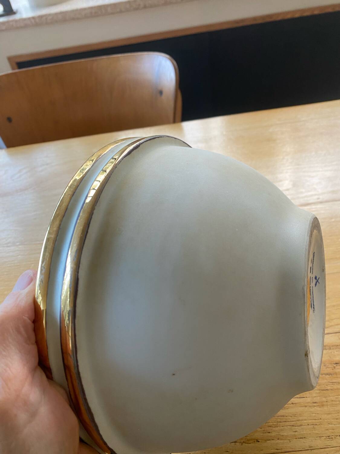 Large Marquise de Sévigné punch bowl