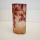 Legras quadrilobed vase from the "ruby" series in glass (1900 - 1910)