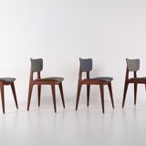 Set de 4 chaises Roger Landault modèle "6517"
