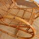 Rattan rocking chair Rohe Noordwolde 50s / 60s