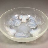 Glass cup by Edmond Etling 1930s Art Deco