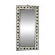 Ceramic and wrought iron mirror 1950
