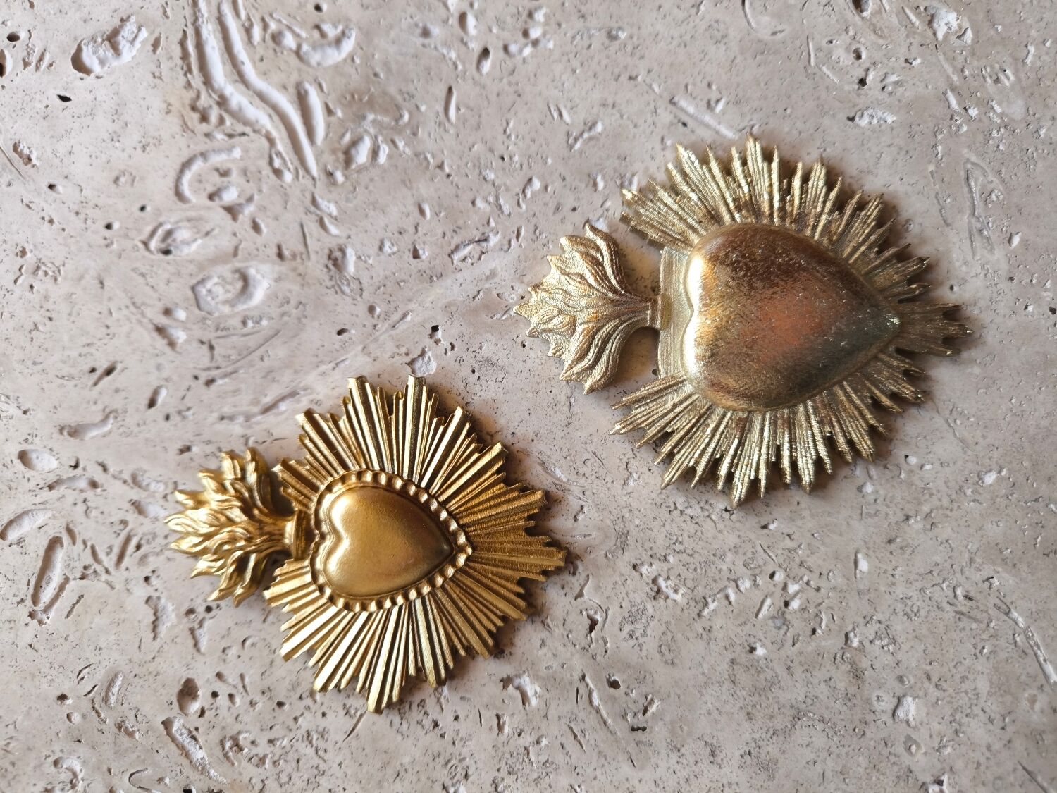 Set of two wall ex-votos.