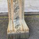 Chauffeuse vintage Napoléon velours beige