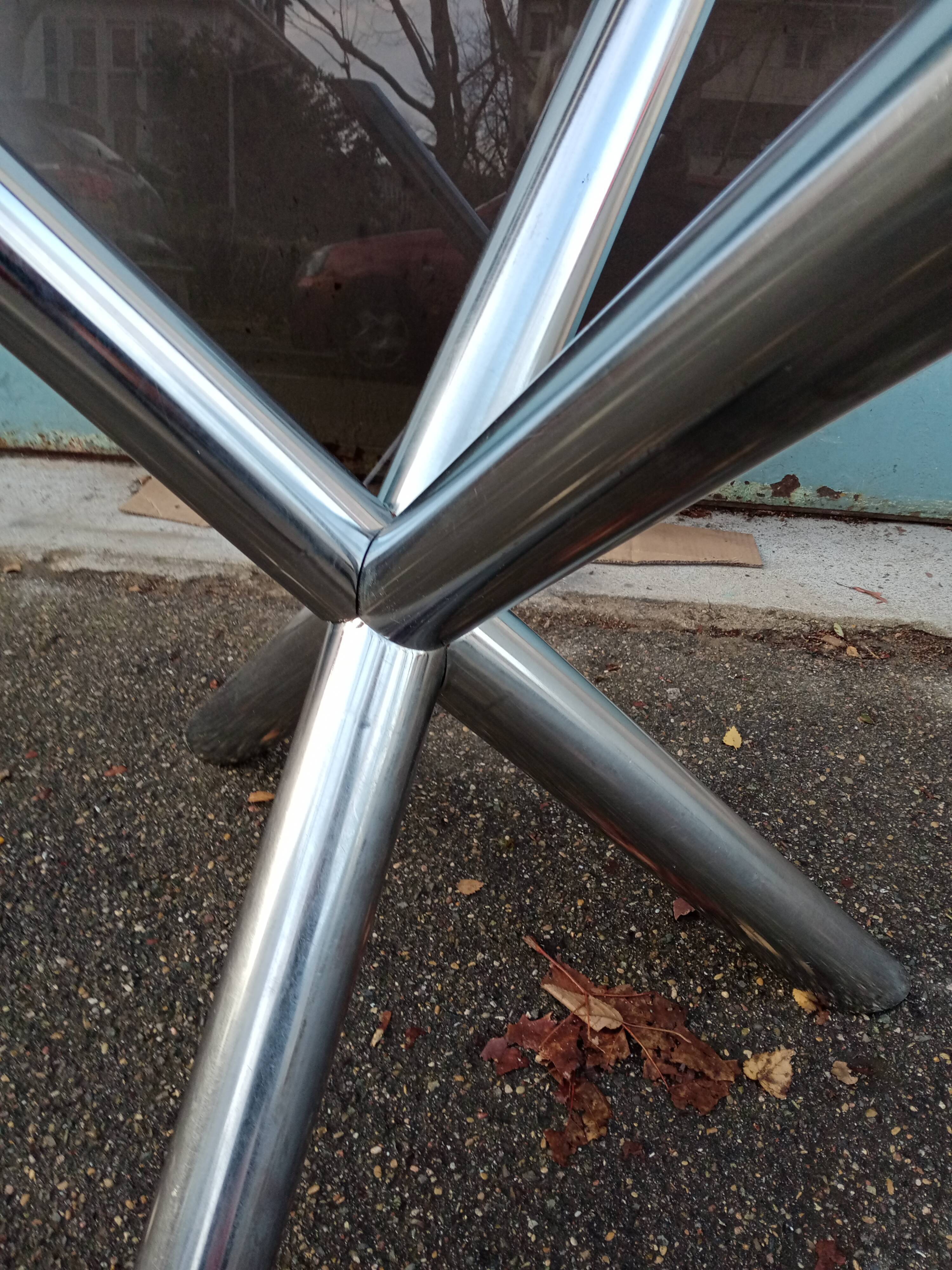 Vintage table 70 ,chrome