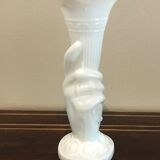 Opaline vase hand corn of plenty