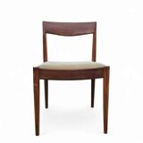 4 Scandinavian teak dining chairs / 1970s