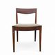 4 Scandinavian teak dining chairs / 1970s