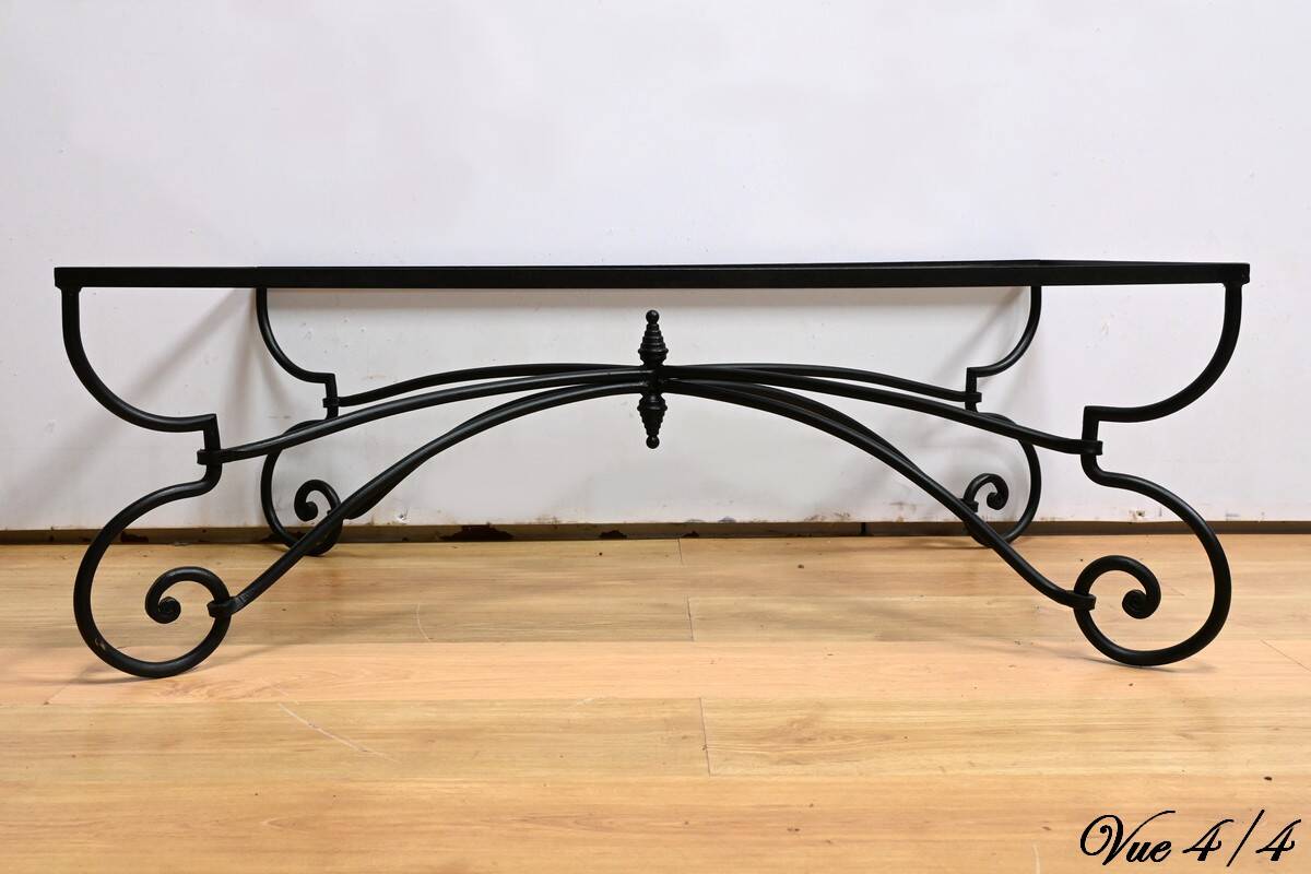 Art Nouveau Style Wrought Iron Coffee Table – 1940