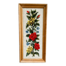 Vintage floral canvas