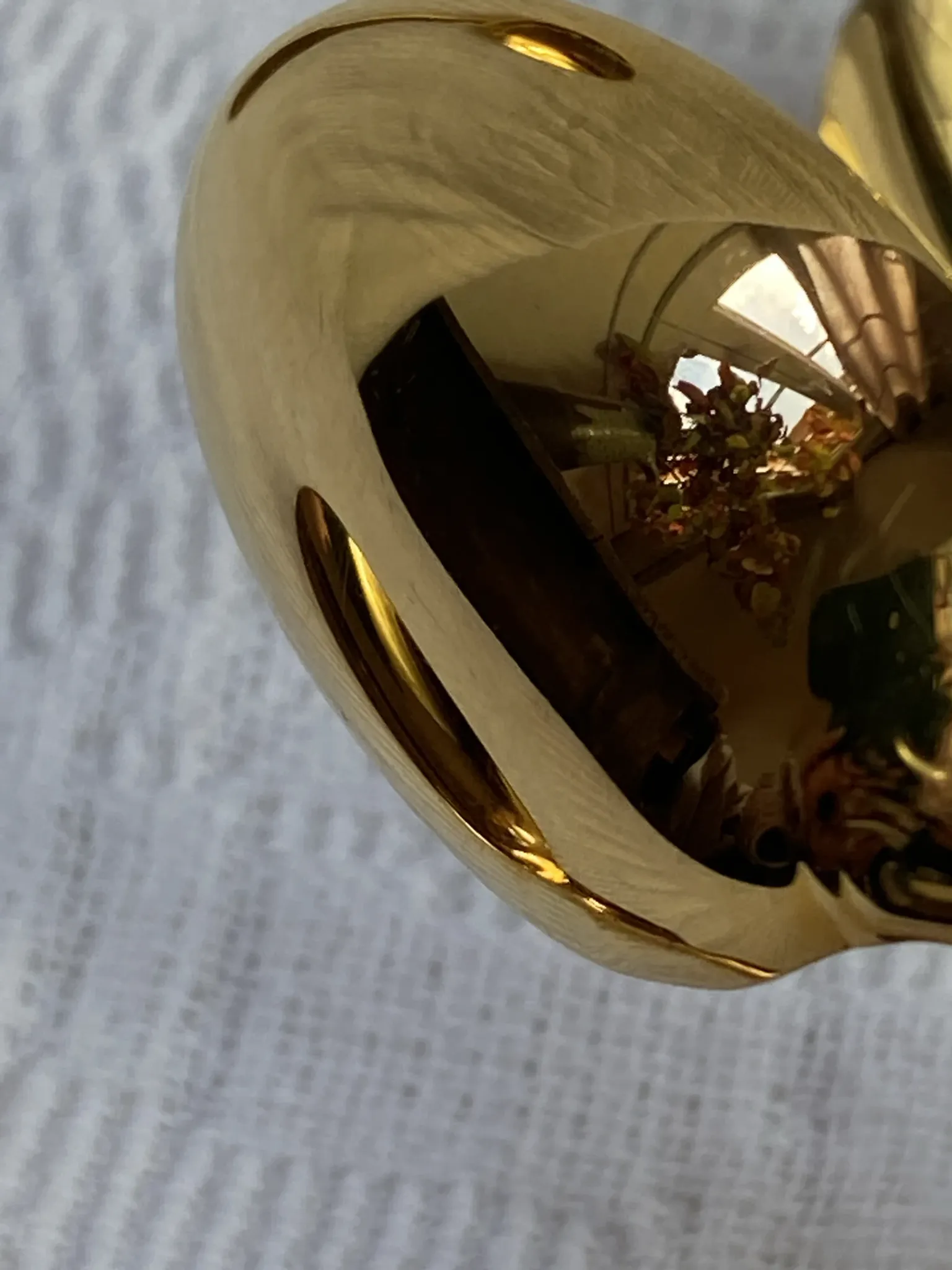 Moka spoons, gold metal, Vendôme model by Christofle