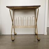 Vintage folding vinyl tray