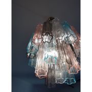 Lustre multicolore en verre de murano « tronchi » d50