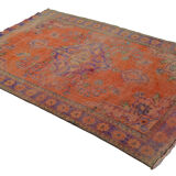 Anatolian handmade vintage rug 274 cm x 180 cm