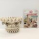 Creamy White Ceramic Fruit Bowl or Centerpiece by Charles de Boissimon