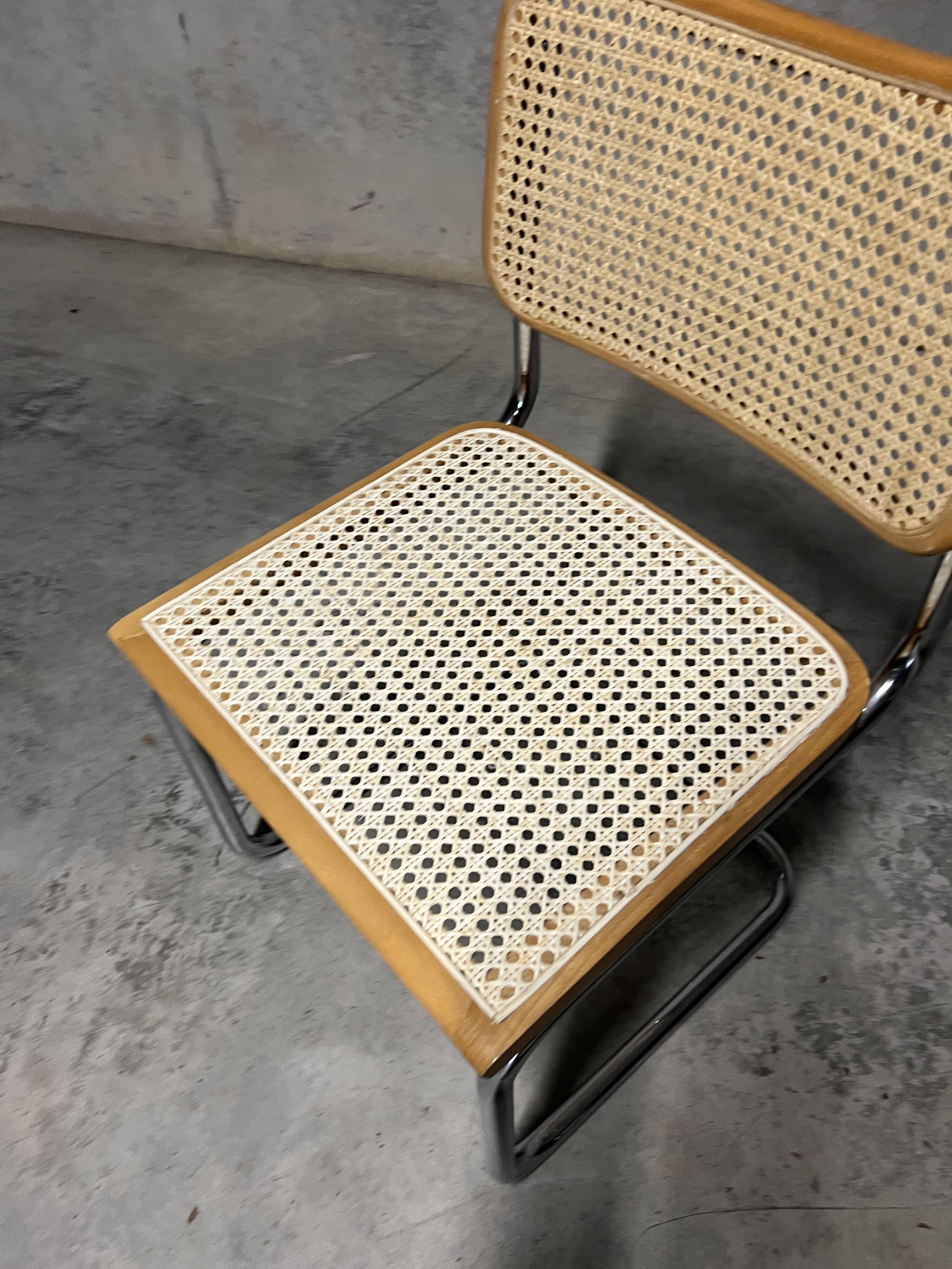 Chaise Cesca B32 Marcel Breuer années 70