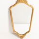 Miroir décoratif en bois doré, Italie, années 1960