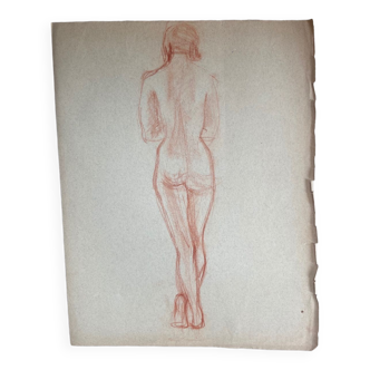 Female nude drawing