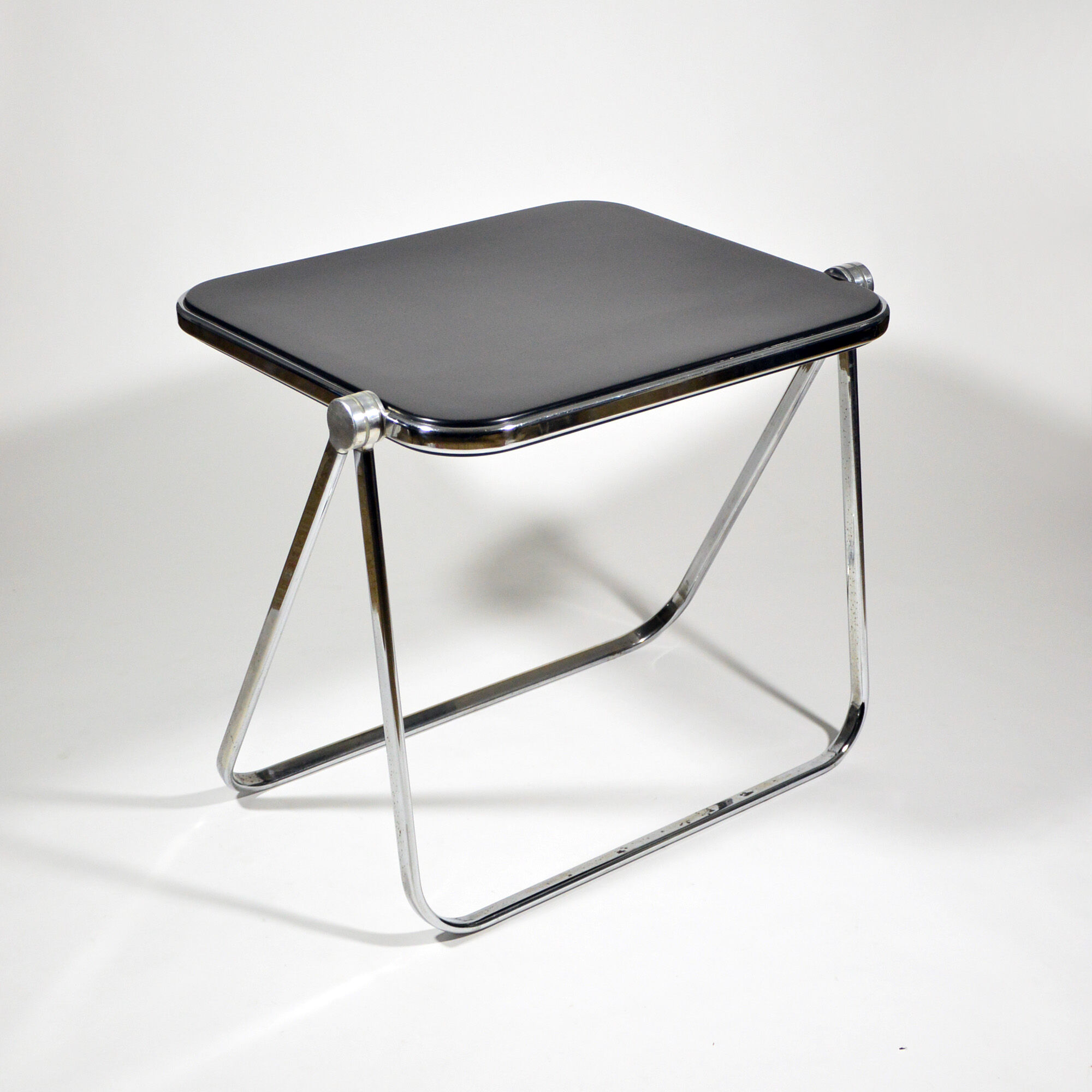 Black Platone Folding Writing Desk By Giancarlo Piretti For Anonima Castelli, 1970