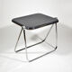 Bureau pliant Platone noir par Giancarlo Piretti pour Anonima Castelli, 1970