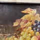 Still life on wood painted in oil 19th