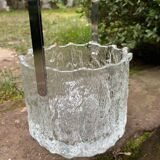 Ice bucket glass texture by Tapio Wirkkala for Iittala around 1970.