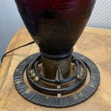 Glass paste lamp from the Art Nouveau period around 1900