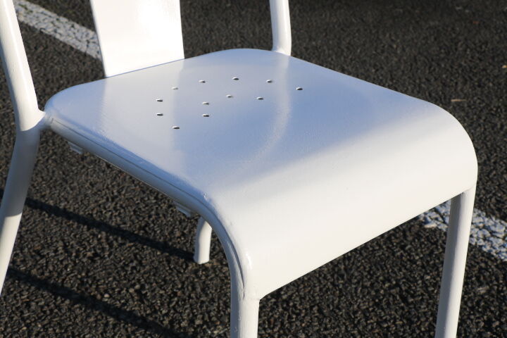 4 Tolix chairs by designer Xavier Pauchard model T37 1950