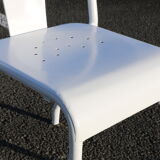 4 Tolix chairs by designer Xavier Pauchard model T37 1950