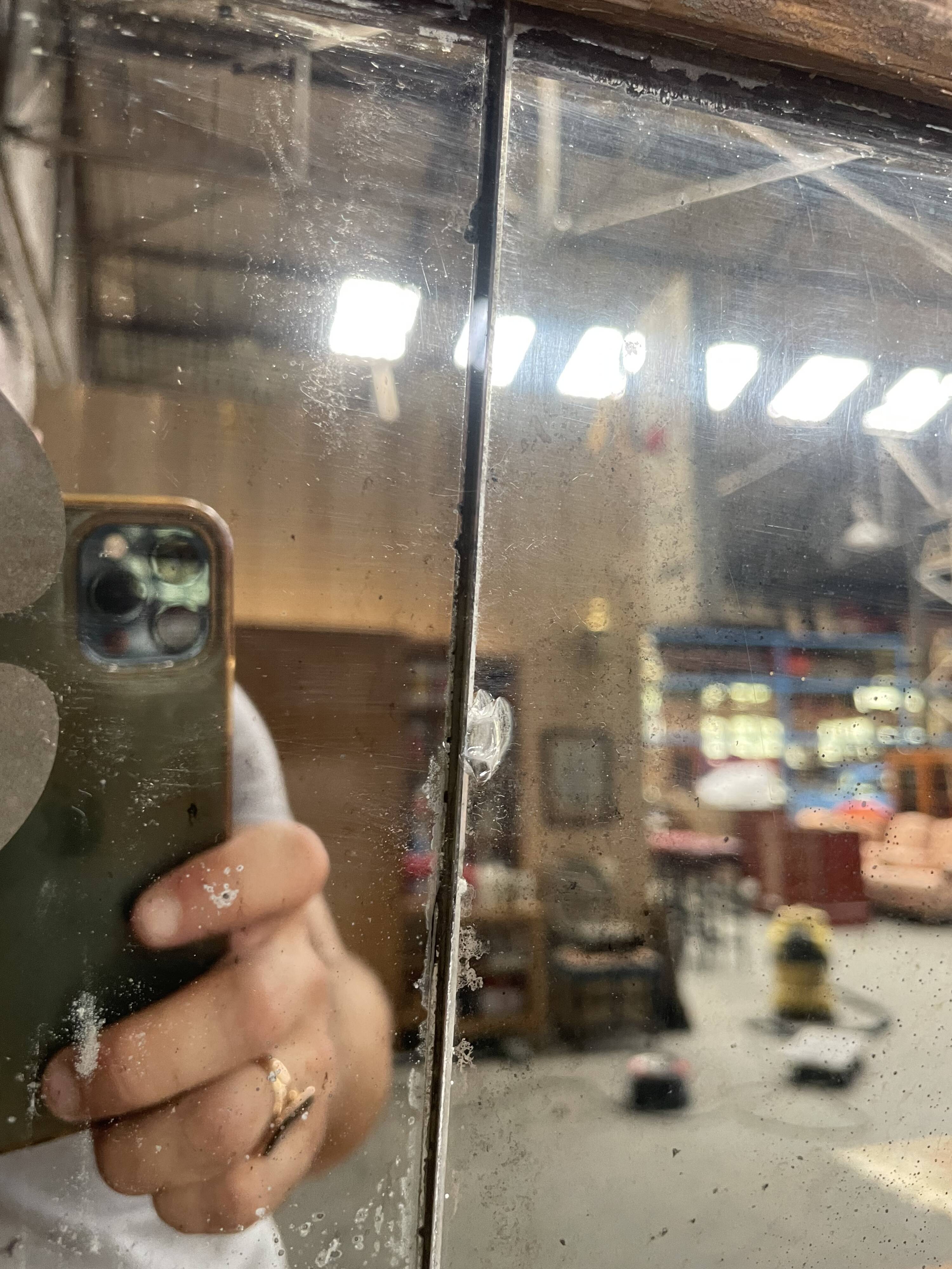 Brasserie mirror - Art Nouveau bistro