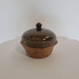 Stoneware box from La Borne by Pierre Digan