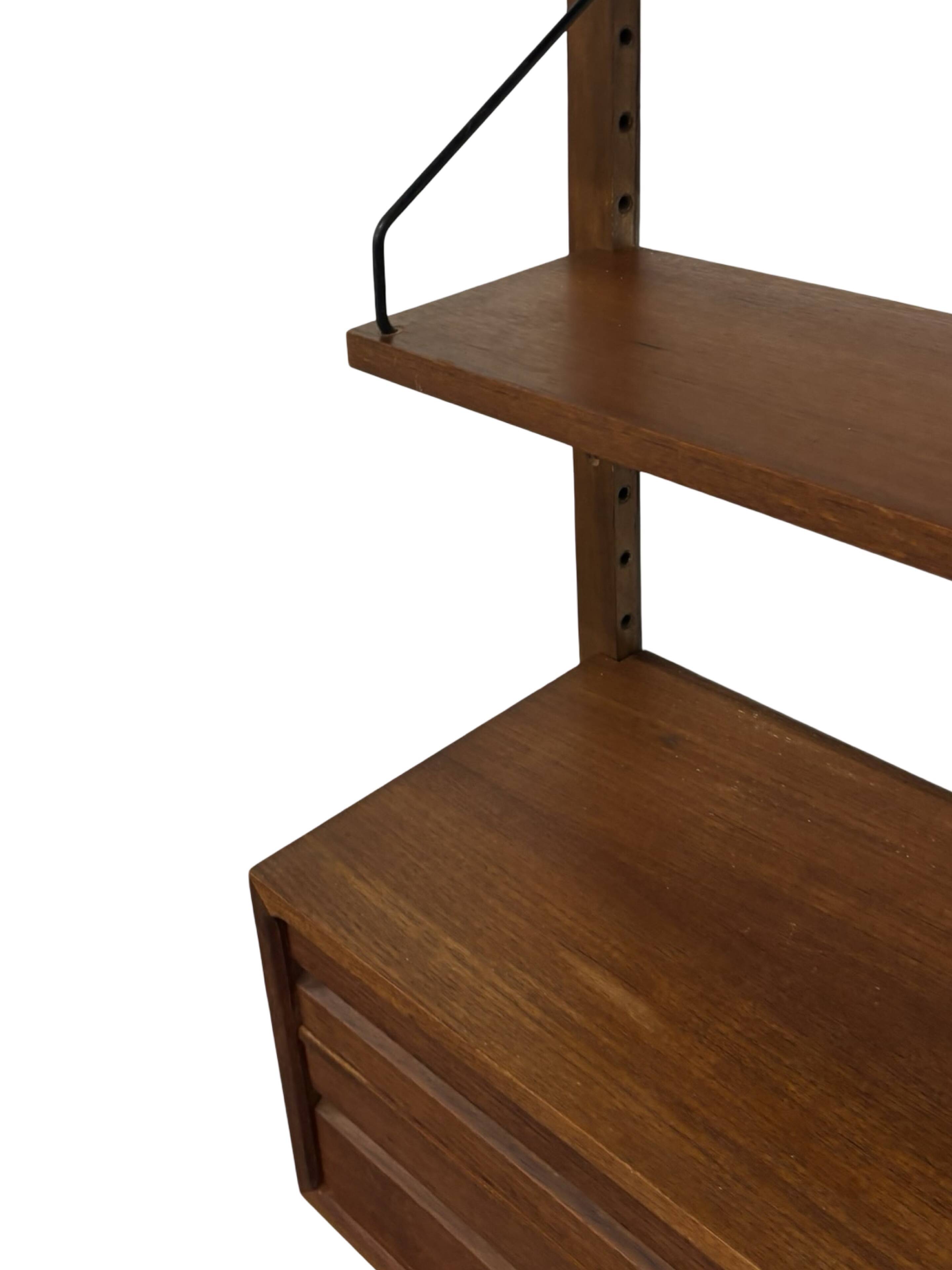 Vintage Poul Cadovius Royal System wall system wall unit