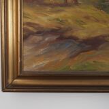 Painting „The River”, Scandinavian design, 1970s