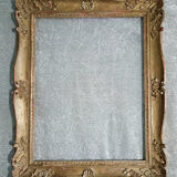 Carved and gilded wooden frame