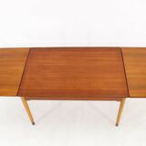 Table à manger extensible en teck danois des années 1960