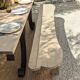 Table set, stools and benches