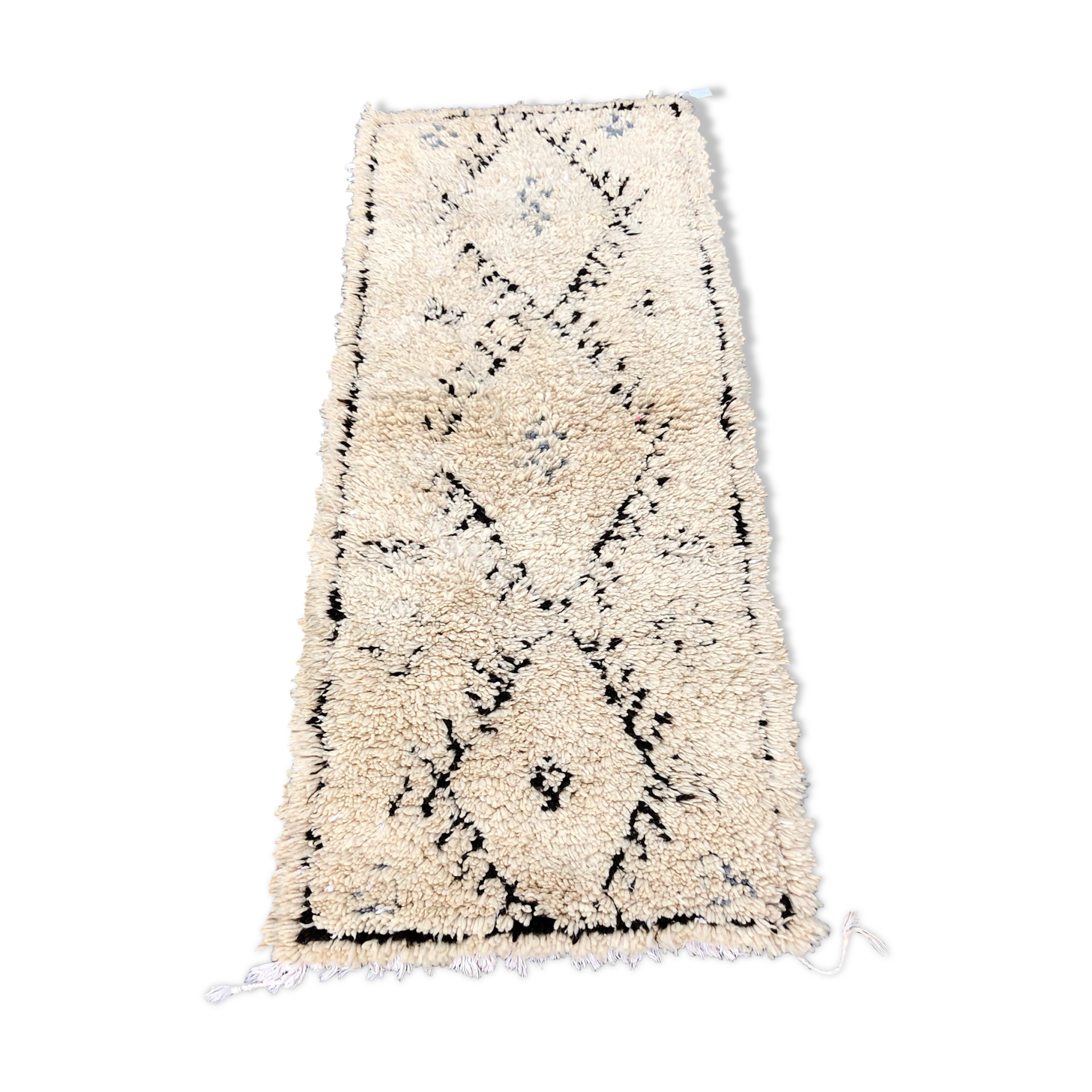 Berber beni ouarain rug 185 x 75 cm