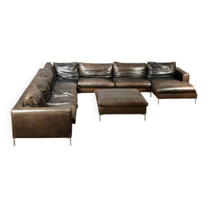 GIGANTESQUE CANAPÉ MODULABLE - cuir