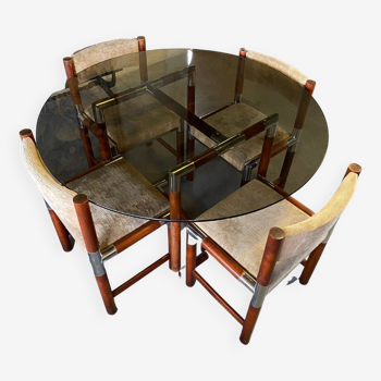 Table et chaises Roche Bobois