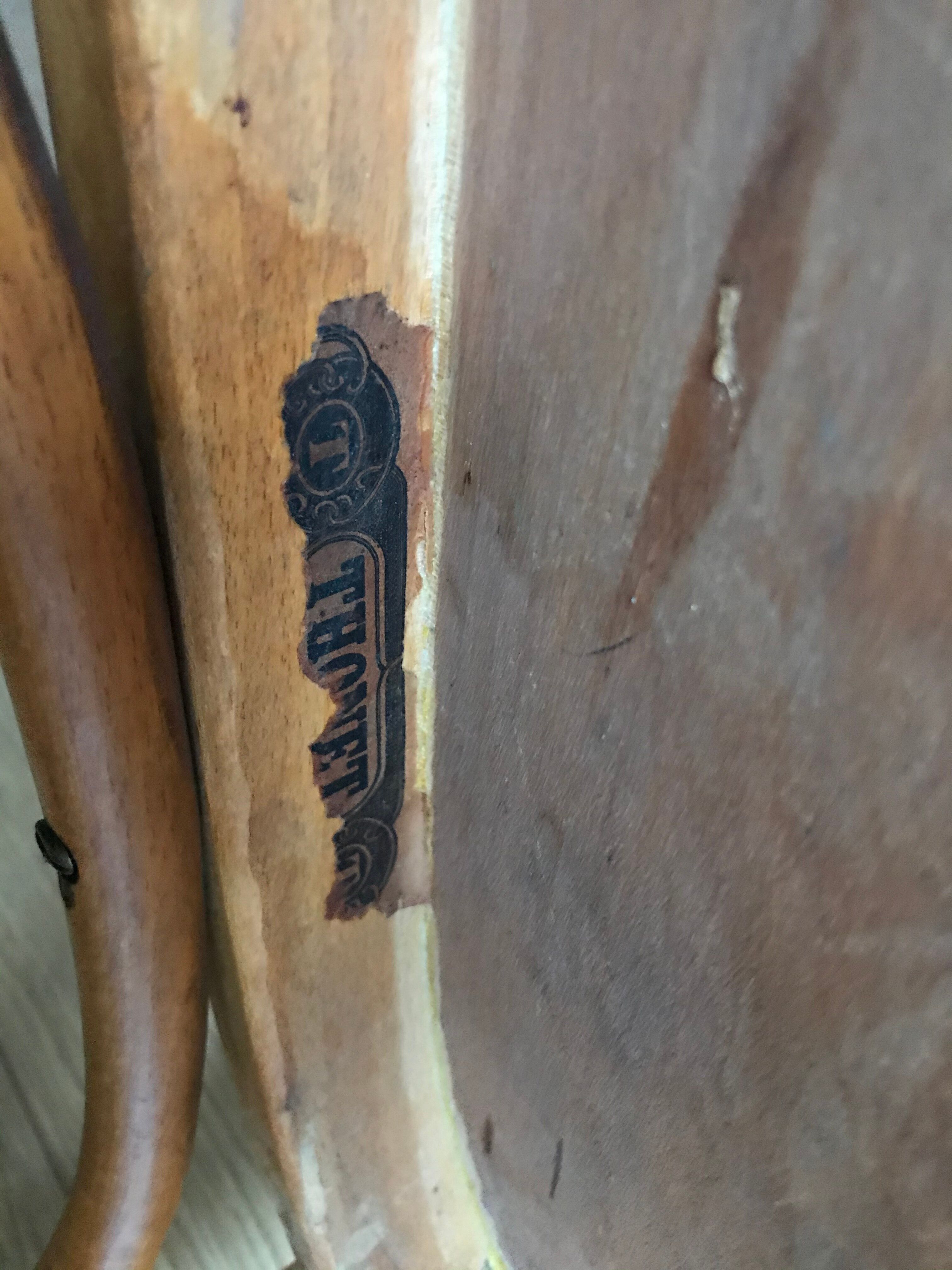 Thonet bistro chair made in czechoslovakia