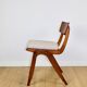 Skoczek Jumper chair beige boucle from the 70s