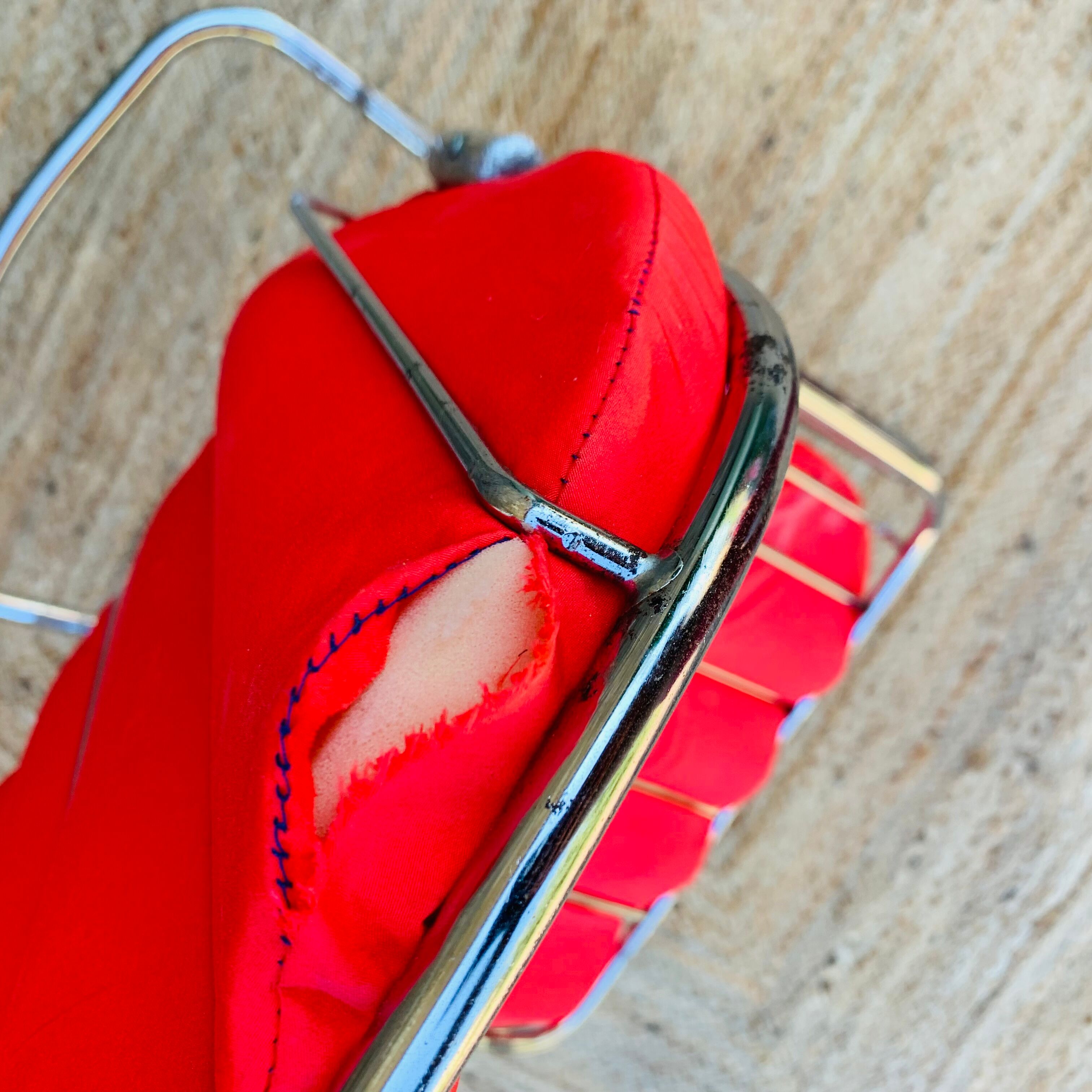 Set of 4 chairs metal Italian design