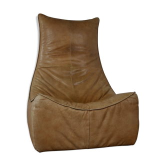Armchair "the rock" leather by Gerard van den Berg for Montis, 1970