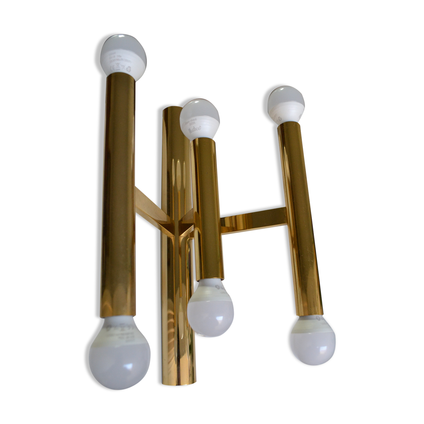 Wall light from Sciolari tubes 6 fires 60s