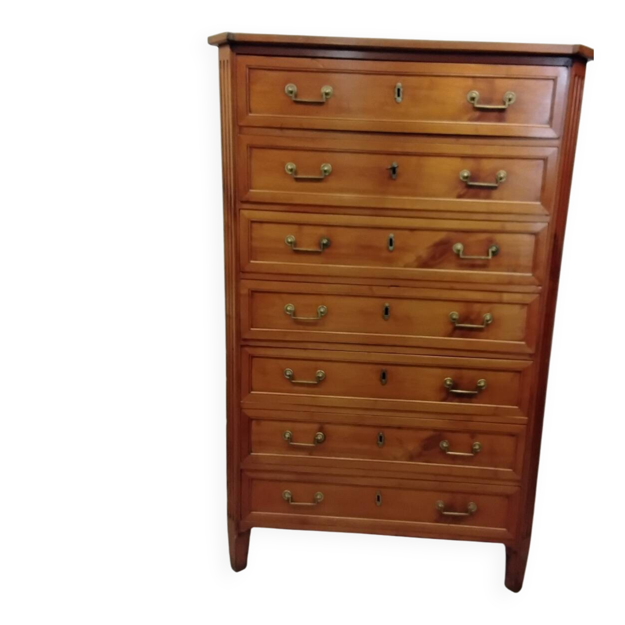 Louis XVI style walnut chest of drawers